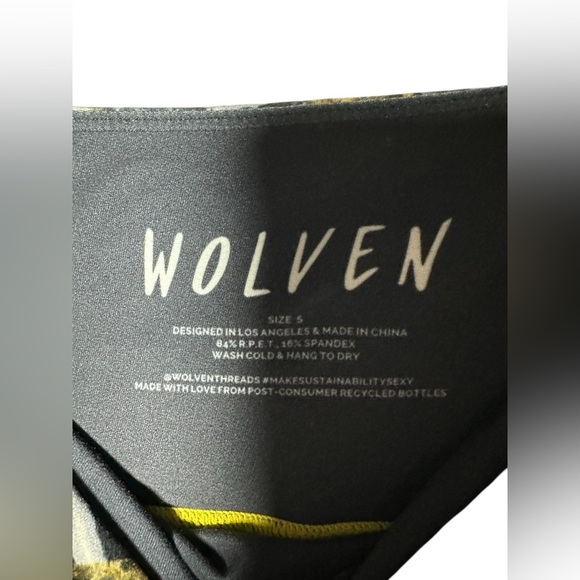 Wolven Women’s High-Waisted Leggings Small – Mandala Kaleidoscope Print - Picture 5 of 5